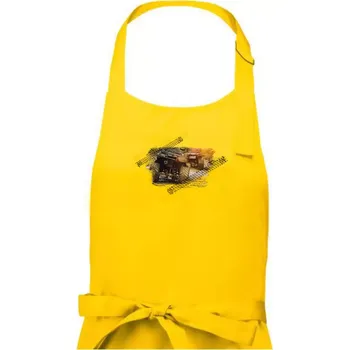 Kuchyňská zástěra ATV čtyřkolka v bahně - Dámská zástěra na vaření - Univerzální velikost ( Žlutá )