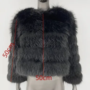 Dámská parka Dámský zimní kabát z pravé kožešiny mývala Velikost: M, Barva (Varianta): Black Raccoon 5