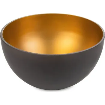 Dekorační miska ALISMA 4 1 hnědá / zlatá