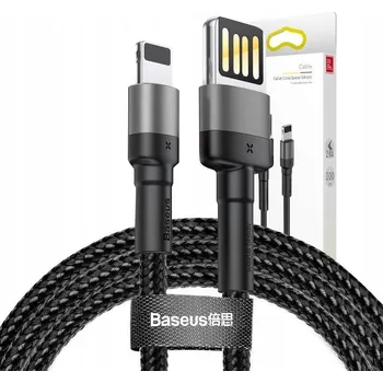 Datový kabel Kabel Baseus USB - Apple Lightning 1 m černý