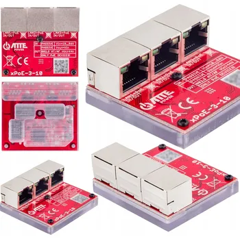 Switch Miniaturní switch ATTE XPOE-3-10 se 3 porty