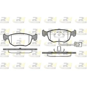 Brzdová destička KLOCKI HAMULCOWE FORD MONDEO 9, 2575.02