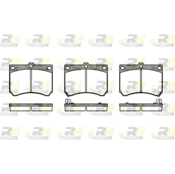 Brzdová destička Klocki hamulcowe Mazda 323 89-, 2333.02