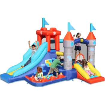 Skákací hrad Happy Hop 9322 2,8 x 2,65 x 4 m rytíř