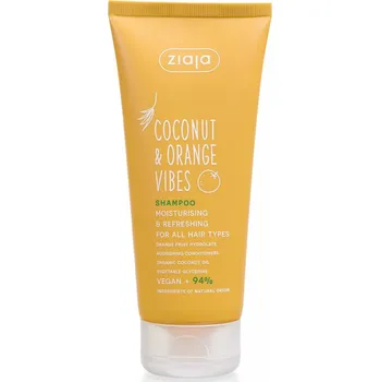 Vlasová kosmetika Ziaja Coconut & Orange Vibes hydratační šampon na vlasy 200 ml