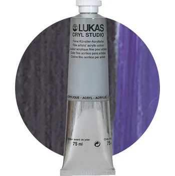 Vodová barva Lukas Cryl Studio Akrylová barva Permanent Violet 75 ml 1 ks