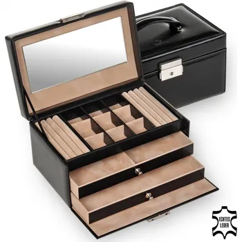 Šperkovnice Sacher Elly Classic leather 25_107_010443 Černá