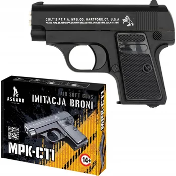 Obraz Kovová pistole na kuličky MAT Group MPK-C11 černá