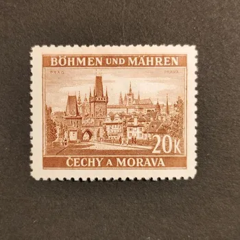 Sběratelství Známka Protektorát Č.a M., 20K, Pof.40*