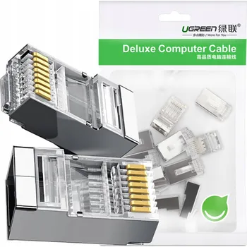 IP kamera 10x Kovová Zástrčka RJ45 UGREEN 8P/8C Cat.6