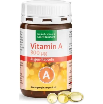 Sanct Bernhard Vitamin A - 800 μg 180 kapslí