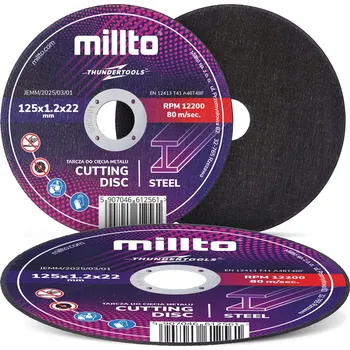 Řezný kotouč ŘEZNÝ KOTOUČ NA KOV 125 x 1,2 mm Nerezová ocel INOX HLINÍK SILNÝ IF