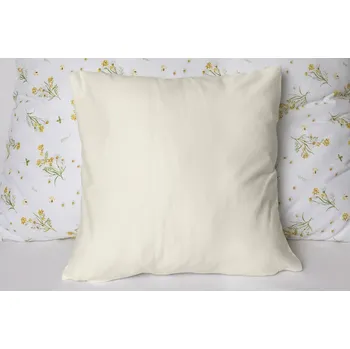 Povlak na dekorativní polštářek Povlak satén Light cream 50x50