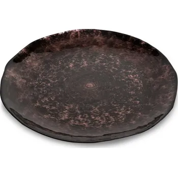 Talíř Dekorační talíř PATI 03 hnědý / černý