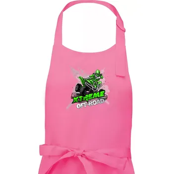 Kuchyňská zástěra ATV čtyřkolka offroad XXX - Dámská zástěra na vaření - Univerzální velikost ( Růžová )