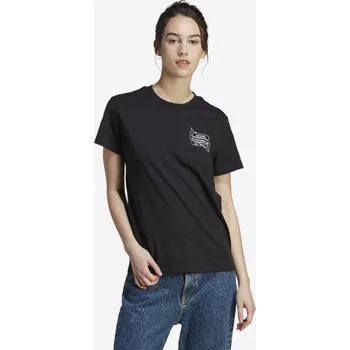 Pánské tričko ADIDAS Dámské fitness tričko Adidas L ČERNÁ