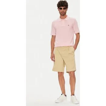 Pánská košile Gant Polokošile Shield Piqué 2210 Růžová Regular Fit XXL