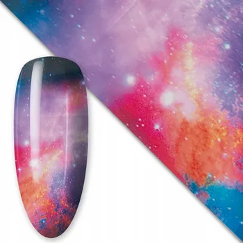 Lak na nehty Přenosová Fólie na nehty 80 cm Cosmic Č. 12