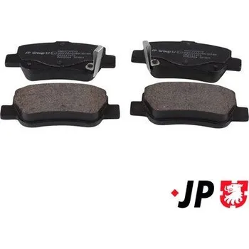 Brzdová destička Sada brzdových destiček, kotoučová brzda JP GROUP 4863701010