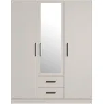 Meblar Šatní skříň SMART SRL2 se zrcadlem | cashmere