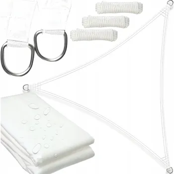 Krycí plachta Zahradní plachta GoGarden bílá, tkanina 700 x 500 cm