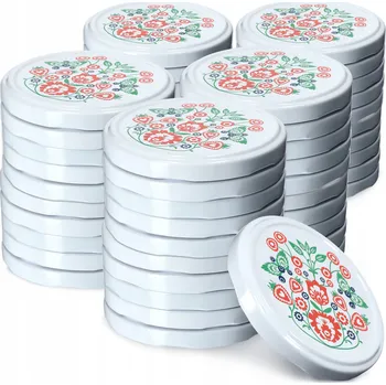 Víčko na zavařovací sklenici Šroubovací Víčka na sklenice Kadax wz12 82 mm 50 kusů