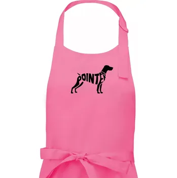 Kuchyňská zástěra Pointer nápis v těle - Dámská zástěra na vaření - Univerzální velikost ( Růžová )