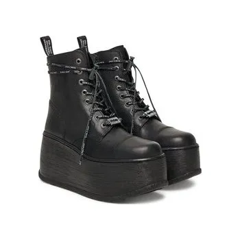Pánská zimní obuv NEW ROCK Kotníková obuv M-WALL083CCT-C2 Černá 41