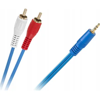 Audio kabel Kabel Lechpol KPO2749-3 minijack (3,5 mm) – 2x RCA (cinch) 3 m