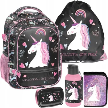 Školní batoh Školní batoh Paso s více přihrádkami, vícebarevný, 1 l