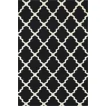 Kusový koberec Bakero Jasmina černý kilim 160 x 230 cm