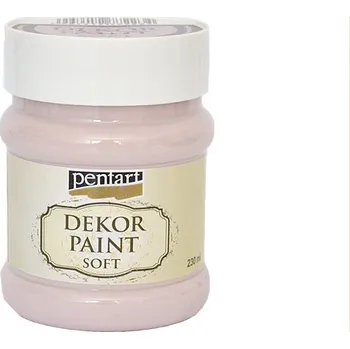 Speciální výtvarná barva Dekor Paint - křídová vintage barva 230ml - viktoriánská růžová