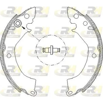 Brzdový systém Szczęki hamulcowe Mitsubishi L, 4157.00