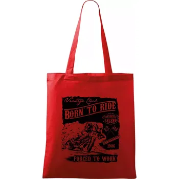 Nákupní taška Motorcycle Legend - Taška bavlněná - 42 x 38 cm ( Červená )