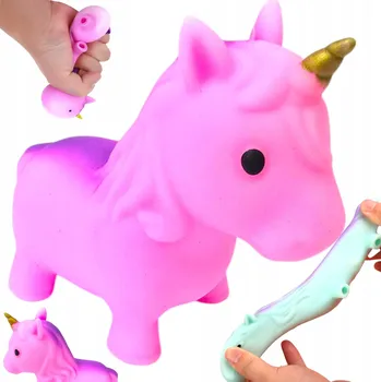 Hračka pro nejmenší MAČKACÍ HRAČKA ANTISTRESOVÝ JEDNOROŽEC SENZORICKÁ HRAČKA ANTISTRESOVÁ FIDGET