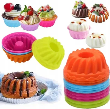 Forma na pečení Silikonové formičky na muffiny košíčky bábovka forma