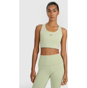 Podprsenka 4F Sportovní tréninková podprsenka Zelená L