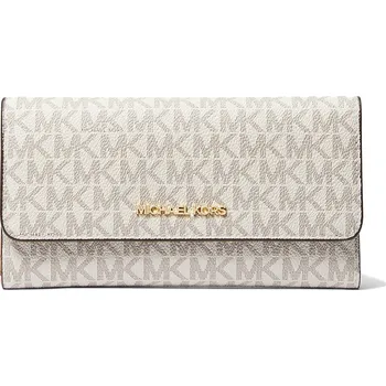 Peněženka Michael Kors peněženka Jet Set Large Signature Logo Tri-Fold Wallet Vanilla