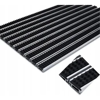 Rohožka POLENTEX HLINÍKOVÁ VSTUPNÍ ROHOŽKA KARTÁČOVÁ ČISTÍCÍ ZÓNA 100x50 C17