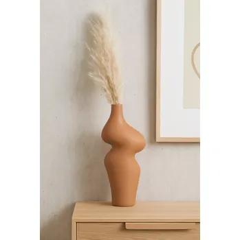 Váza Time for Home Váza Curlie (oranžový akcent v moderním interiéru)