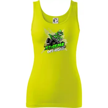 ATV čtyřkolka offroad XXX - Dámské tílko - XS ( Limetková )