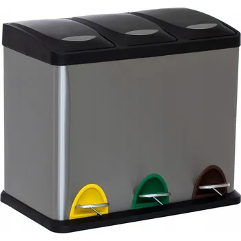 Odpadkový koš Odpadkový koš Easyform nerezová ocel 24 l stříbrný