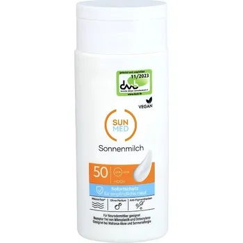 Přípravek na opalování Opalovací mléko Sun Med SPF50+ 200 ml