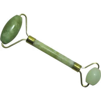 Masážní přístroj Masážní váleček na obličej zelený jadeit kobido face roller masážní přístroj kámen