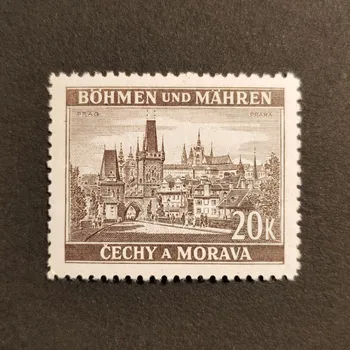 Sběratelství Známka Protektorát Č.a M., 20K, Pof.49**