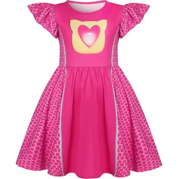 Karnevalová maska Dětské dívčí šaty Superčíči 100 - 150 100 cm Ginny