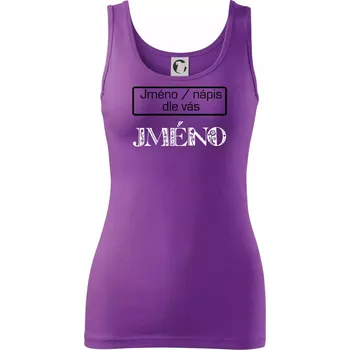 Folklor - jméno - nápis - Dámské tílko - XS ( Fialová )