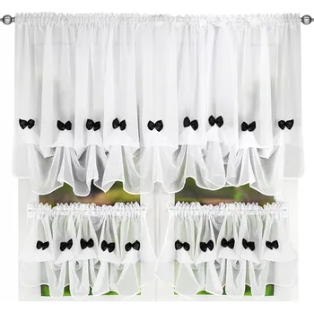 Záclona Záclona vitrážová záclona voál 400 cm x 140 cm