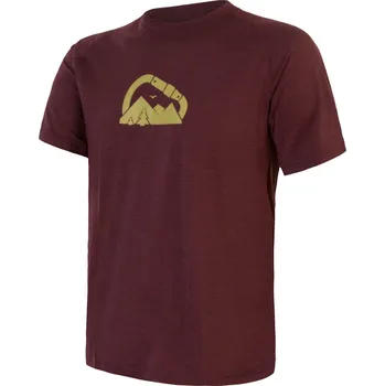 Oblečení a móda SENSOR MERINO AIR SUMMIT pánské triko kr.rukáv port red M