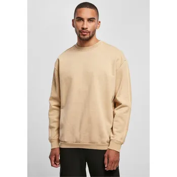 Pánská mikina Heavy Terry Garment Dye Crew - unionbeige 3XL
